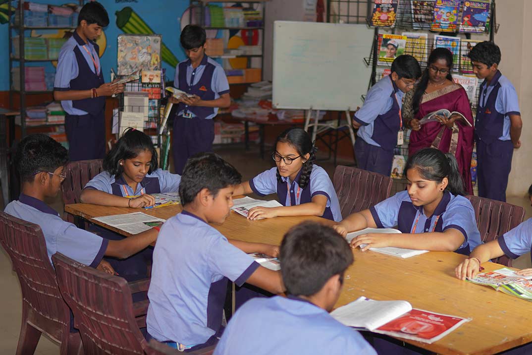 Large gathering at school function