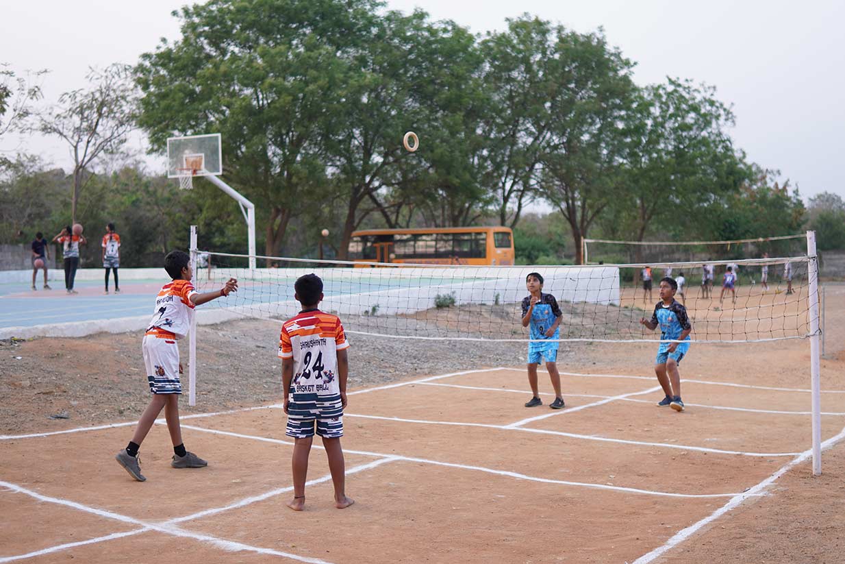 Student admission test or interaction with school authority