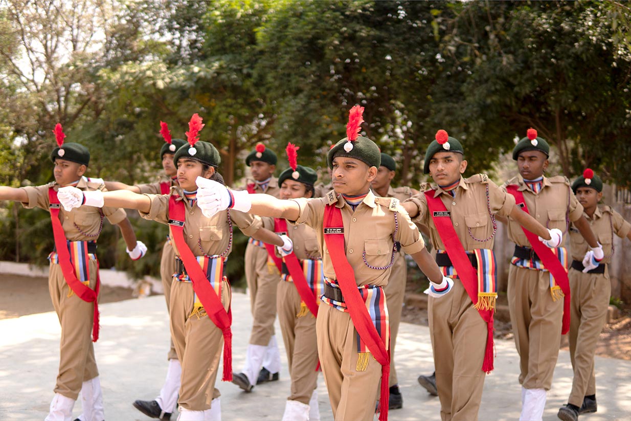 Students learning together