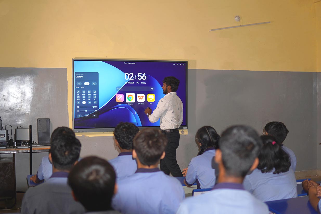 Student celebration in school